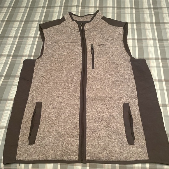Mens Orvis Sweater Fleece Vest XL light use - Picture 1 of 7